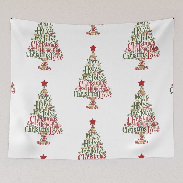 Item preview, Christmas Tree Outine With Christmas Words designed and sold by PlanetMarker.