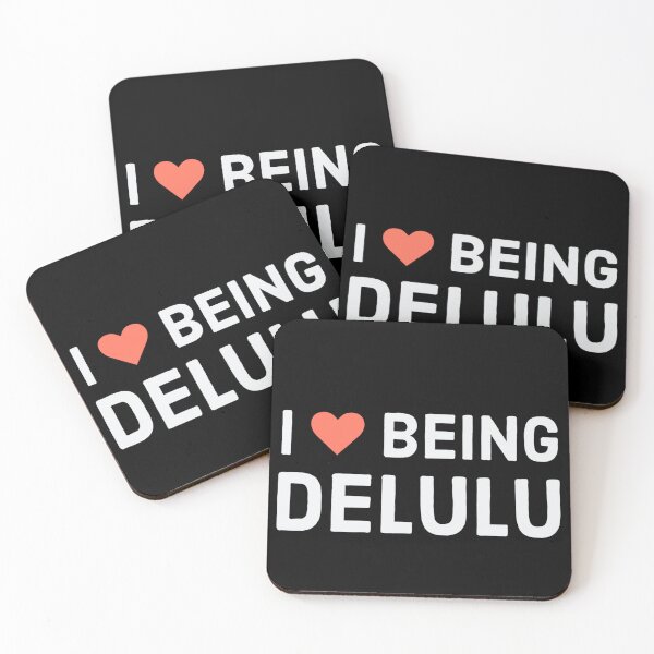Item preview,  I heart being delulu,I love being delulu designed and sold by vyascreations.