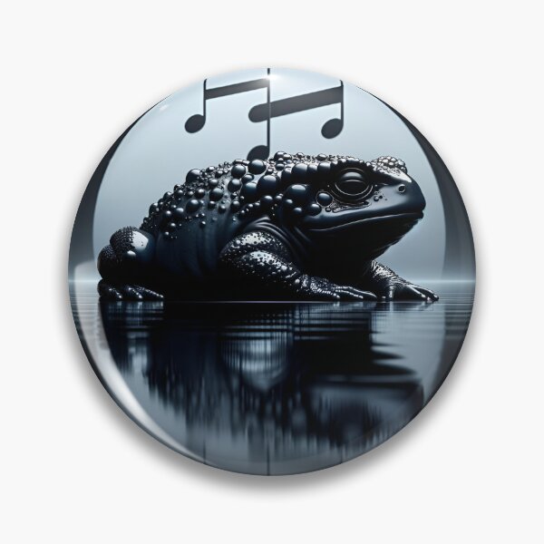 Artikelvorschau, Melancholic Onyx Amphibian: Futuristische Musik-Vibes entworfen und verkauft von ByDigitalDream.