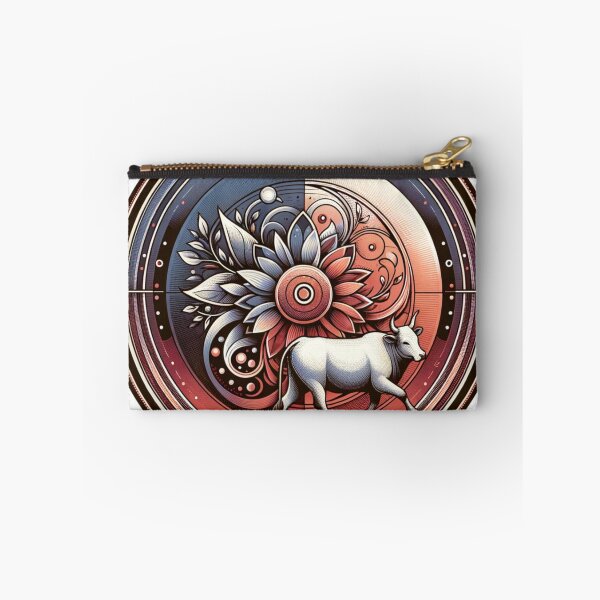 Artikelvorschau, Blumenharmonie-Stier-Design entworfen und verkauft von AnCollection.