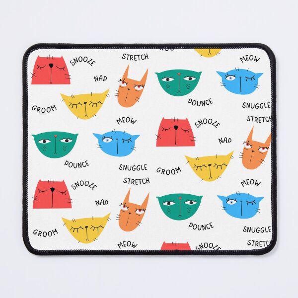 Item preview, Chromatic Cats Kitty Kaleidoscope Pattern designed and sold by Mehwish.