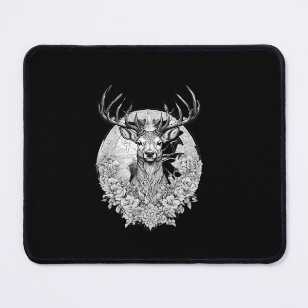 Item preview, Strong Wild Deer Drawing designed and sold by macadolie.