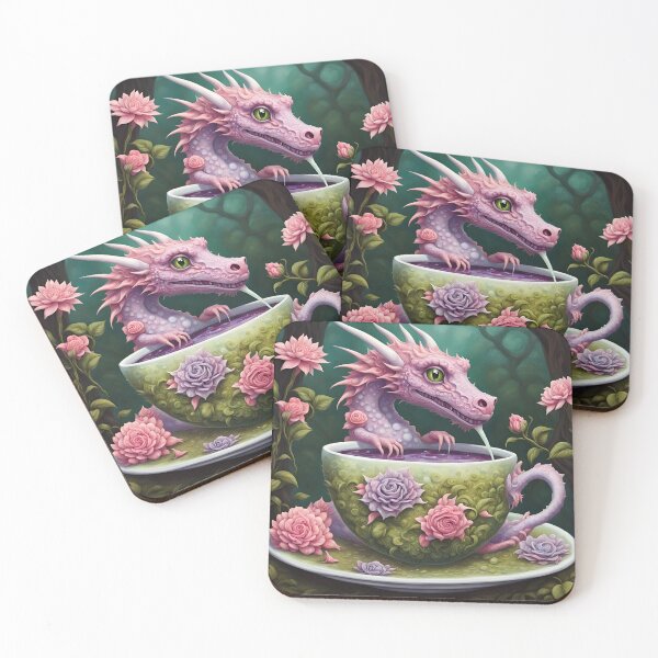 Item preview, Floral Tea Dragon designed and sold by Feebleeona.