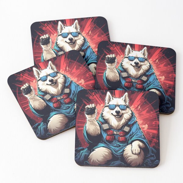 Item preview, Retro Samoyed Gamer for Dog Dad designed and sold by Julia Smorochynska.