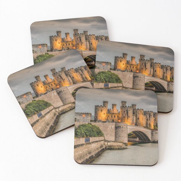 Item preview, Conwy Castle Wales by Lamplight designed and sold by AJEvans.