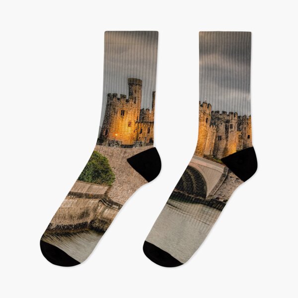 Item preview, Conwy Castle Wales by Lamplight designed and sold by AJEvans.