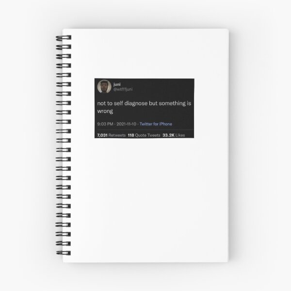 Item preview, self diagnose funny tweet designed and sold by Emalee6302.