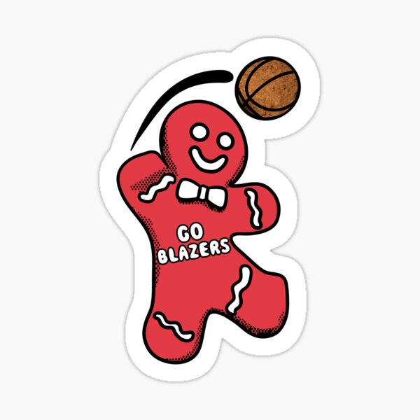 Item preview, Portland Trail Blazers Gingerbread Man designed and sold by John Abernathy.