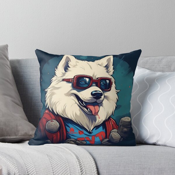 Item preview, Retro Samoyed Gamer for Dog Dad designed and sold by Julia Smorochynska.