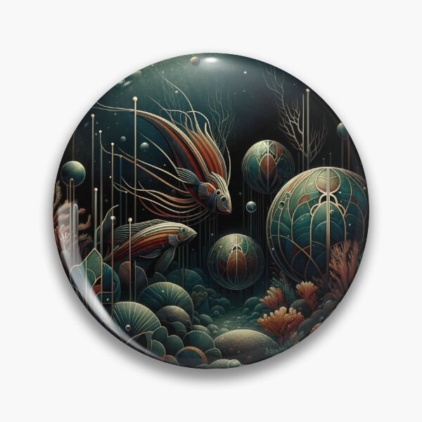 Item preview, Extraterrestrial Deco: Haunting Marine Life on Earth designed and sold by ByDigitalDream.