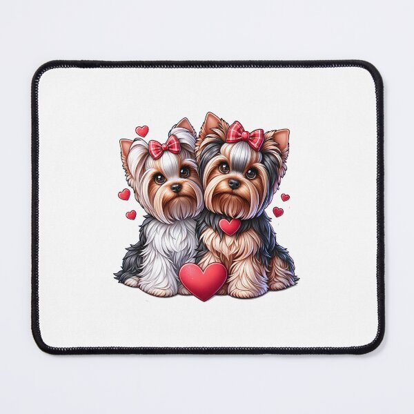 Item preview, Valentine Yorkshire Terrier designed and sold by Truck Stop One.