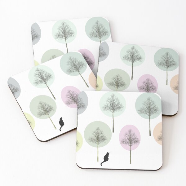 Item preview, Sweet Trees with black cat designed and sold by Nonsense and Relish.