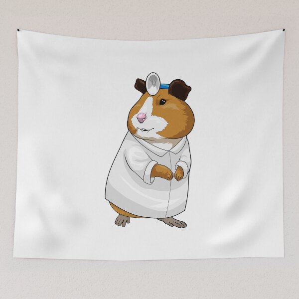 Item preview, Hamster Doctor Doctor's coat designed and sold by Snabdesign84.