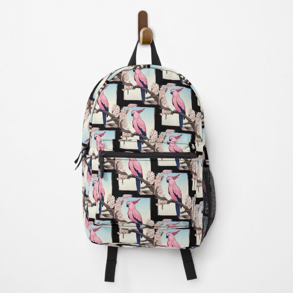 Item preview, pink galah with flowers designed and sold by EuropeanPrints.