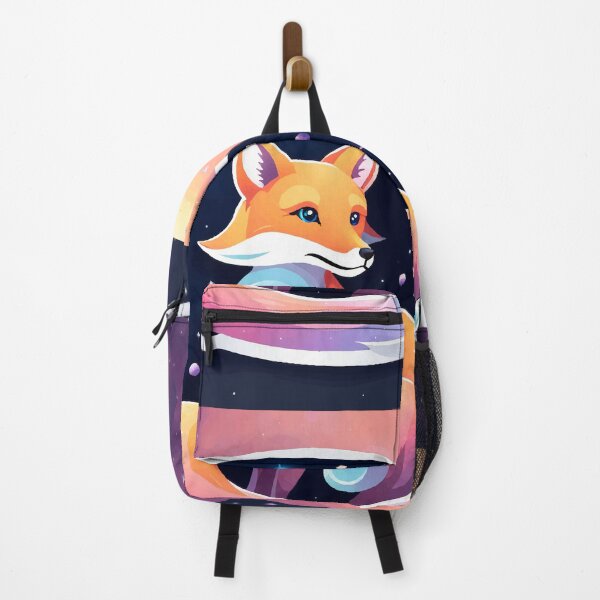Item preview, Fox in pastel tones against a galaxy background designed and sold by RobertaIvi.