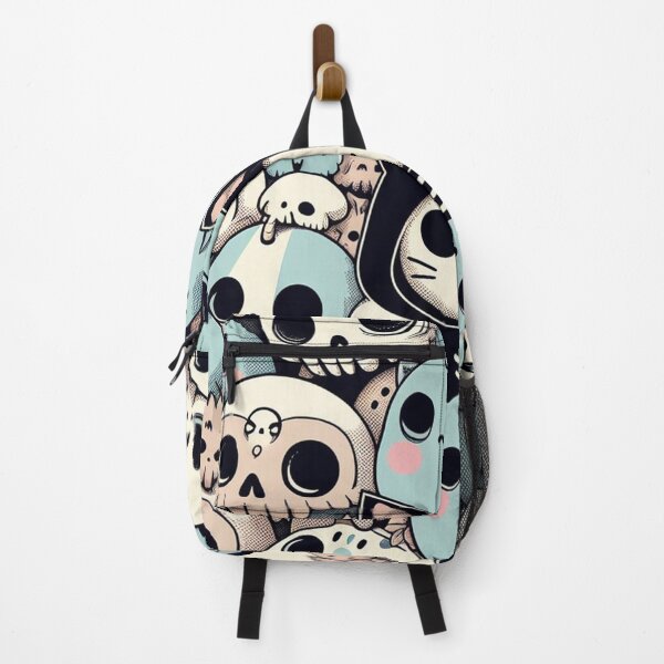Item preview, Gothic Skeleton Cat and Skulls designed and sold by DoggoTankDesign.