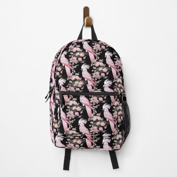 Item preview, pink galah with flowers designed and sold by EuropeanPrints.