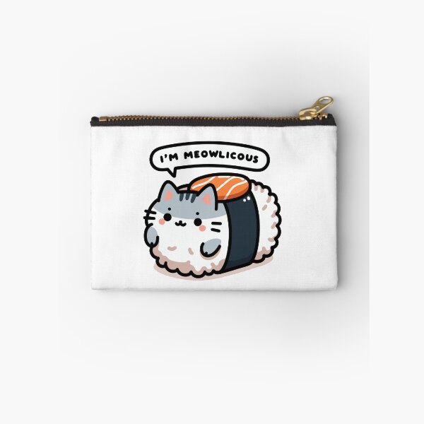 Item preview, Meowlicious Sushi Cat - Cute and Funny Retrographic Design designed and sold by BubbleCrumbs.