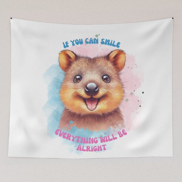 Item preview, Smiling Quokka and Rainbow designed and sold by Psycheclothing.