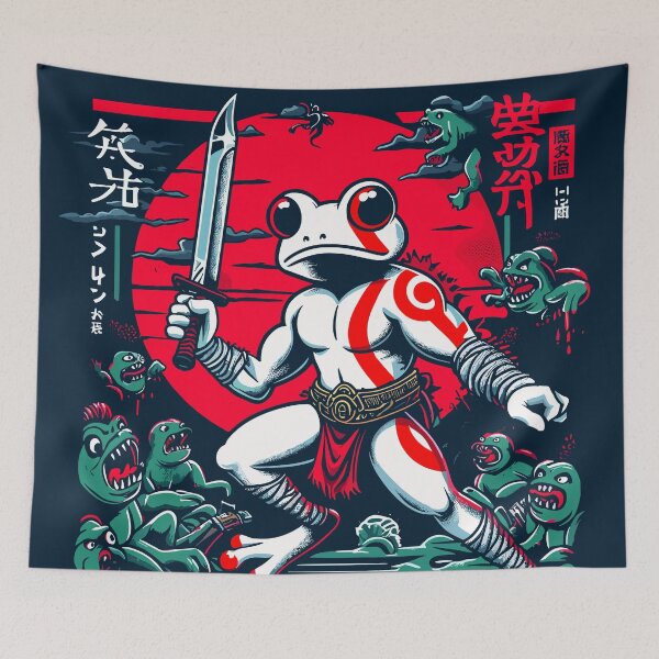 Item preview, Frog of War designed and sold by RafaelLima7.