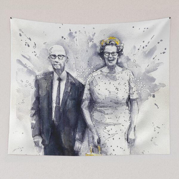 Item preview, Frank and Ethel designed and sold by Eva Crawford.