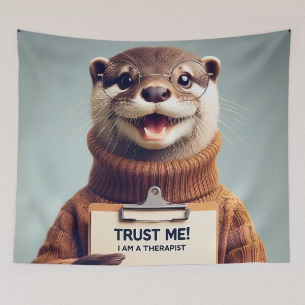 Item preview, Otter Euphoria: The Ripple Effect of Therapeutic Tails designed and sold by SmileCatalysts.