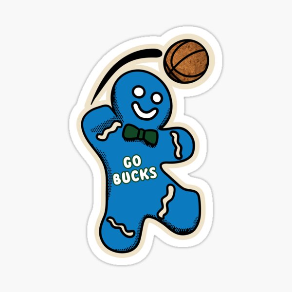 Item preview, Milwaukee Bucks Gingerbread Man designed and sold by John Abernathy.