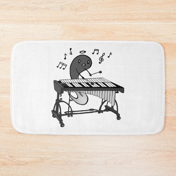 Item preview, Cute Tadpole Playing Vibraphone Instrument In Love with Music (Vibraphonist Melody)  designed and sold by FociCreate.