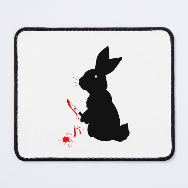 Item preview, KILLER BUNNY WITH KNIFE designed and sold by Lovesicker.