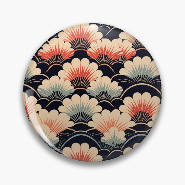 Item preview, Japanese style Art Deco pattern designed and sold by Meeheemaha.