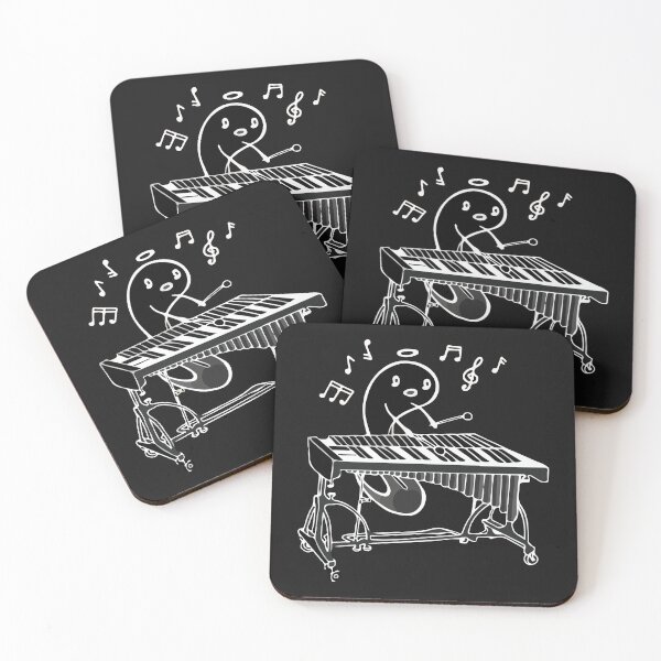 Item preview, Black Vibraphone In Love with Music (Vibraphonist Melody)  designed and sold by FociCreate.