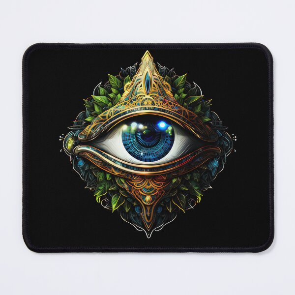 Item preview, Third Eye, Vision, Abstract, Trance, Mysticism, Colorful, Experimentation, Psychedelic Art designed and sold by psytrancedesign.