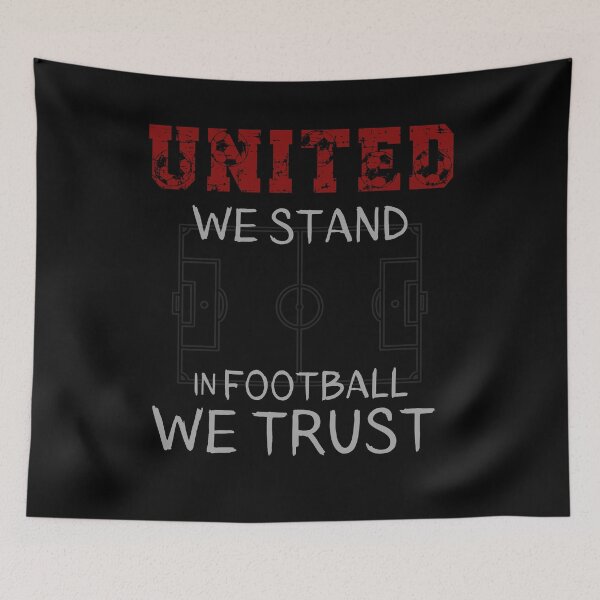 Item preview, United we stand in football we trust - field designed and sold by youraircraftart.