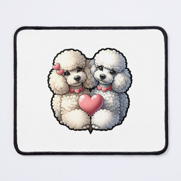 Item preview, Valentine Poodle designed and sold by Truck Stop One.