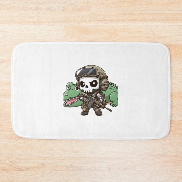Item preview, Cute skeleton in tactical gear with crocodile designed and sold by Wxjtecki.