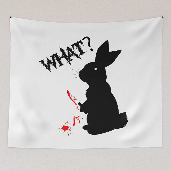 Item preview, BAD KILLER BUNNY WITH KNIFE designed and sold by Lovesicker.