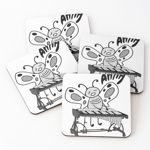 Item preview, Cute Butterfly Playing Vibraphone In Love with Music (Vibraphonist Melody)  designed and sold by FociCreate.