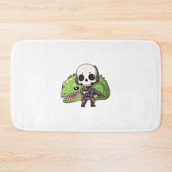 Item preview, Cute skeleton in tactical gear with crocodile designed and sold by Wxjtecki.