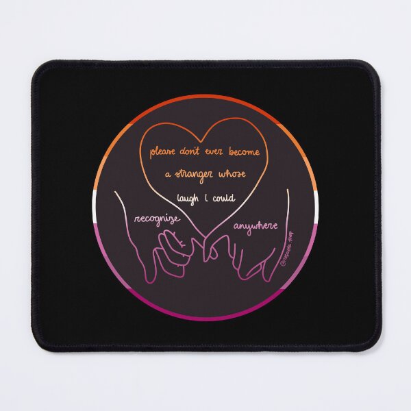 Item preview, new years day, please dont ever become a stranger whose laugh I could recognize anywhere, taylor swift lyric, lesbian colours designed and sold by rosecolashop.
