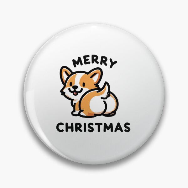 Artikelvorschau, Der freche Gruß des Corgi Claus entworfen und verkauft von EpicPaws.