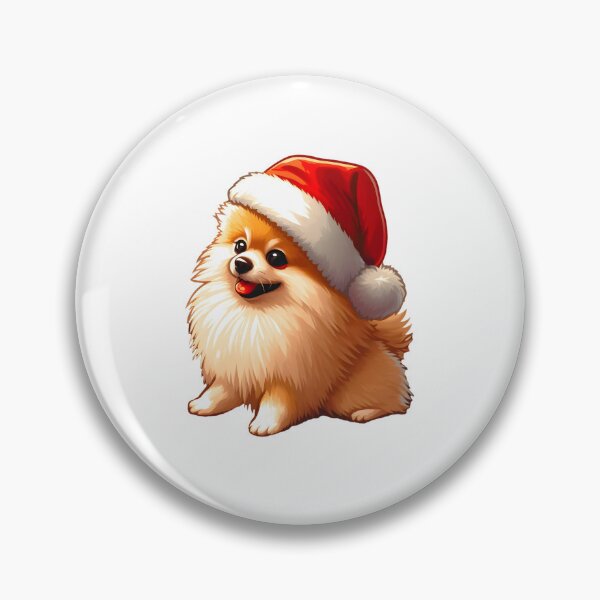 Artikelvorschau, Pomeranian Joy: Weihnachtsmützen-Hochstimmung entworfen und verkauft von EpicPaws.