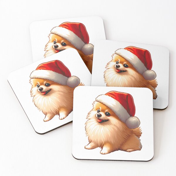 Item preview, Pomeranian Joy: Christmas Hat Elation designed and sold by EpicPaws.