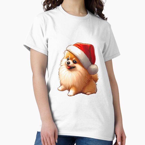 Item preview, Pomeranian Joy: Christmas Hat Elation designed and sold by EpicPaws.