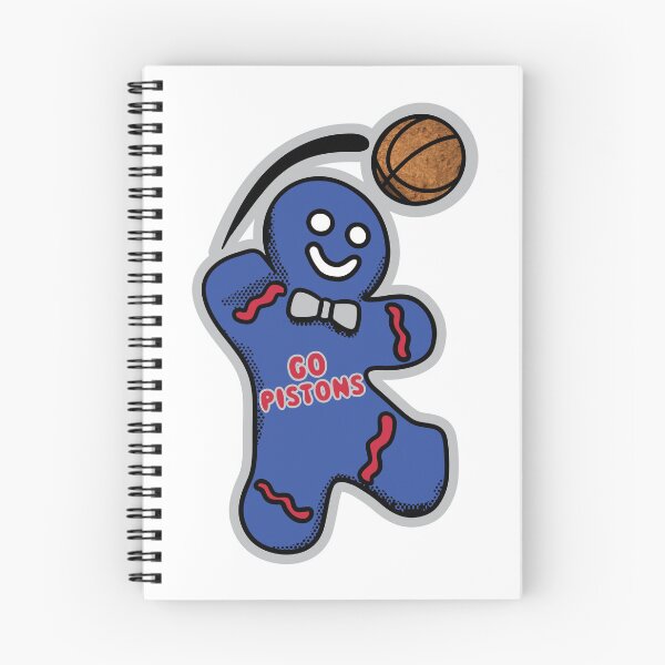 Item preview, Detroit Pistons Gingerbread Man designed and sold by John Abernathy.