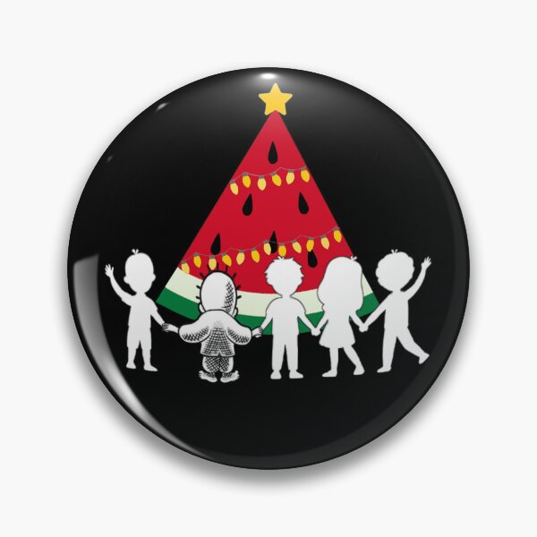 Item preview, watermelon Christmas - Christmas tree - palestine watermelon  designed and sold by SaraDarwish.