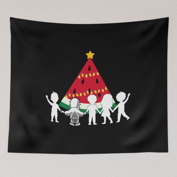 Item preview, watermelon Christmas - Christmas tree - palestine watermelon  designed and sold by SaraDarwish.