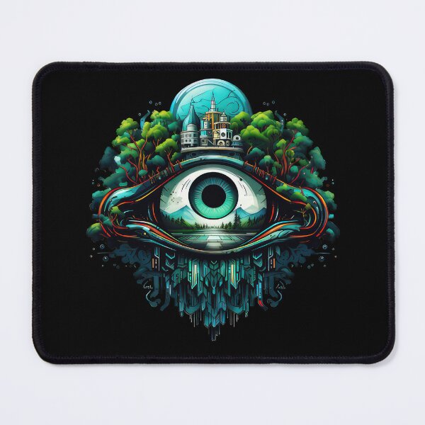 Item preview, Third Eye, Vision, Abstract, Trance, Mysticism, Colorful, Experimentation, Psychedelic Art designed and sold by psytrancedesign.