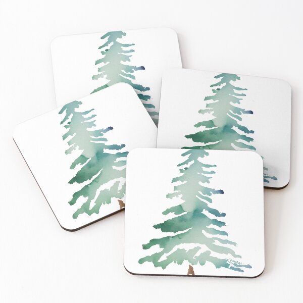 Item preview, Christmas Tree in Watercolor designed and sold by Niks-Shop.
