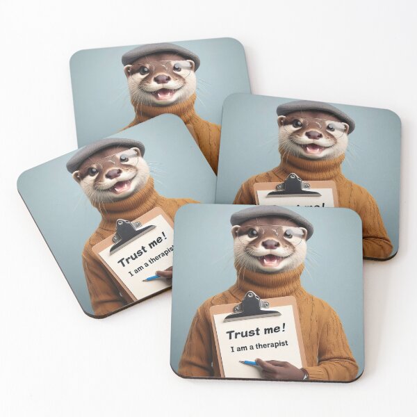 Item preview, Paw-some Otter Therapy: Dive In Now! designed and sold by SmileCatalysts.