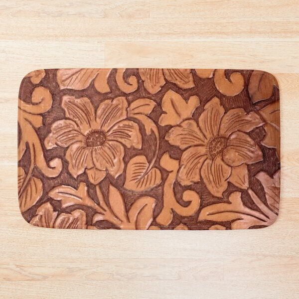 Item preview, Tooled Leather Flowers designed and sold by Tree45.